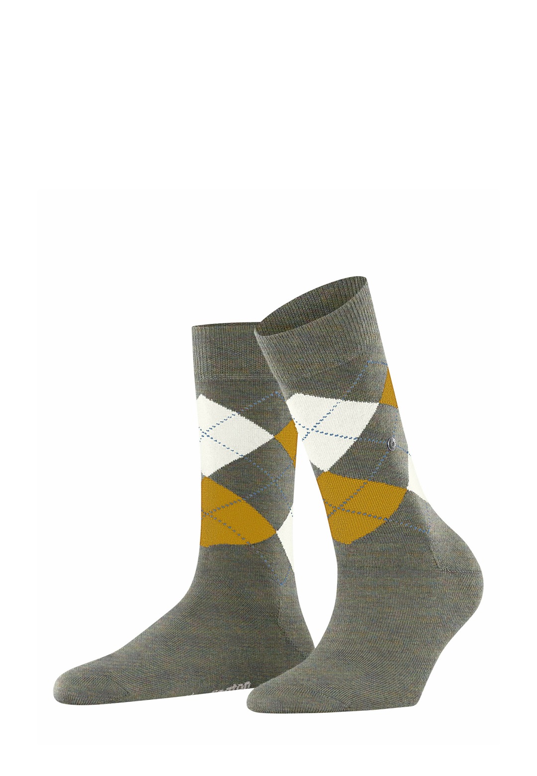 Burlington MELANGE MARYLEBONE - Socken - khaki/green/khaki