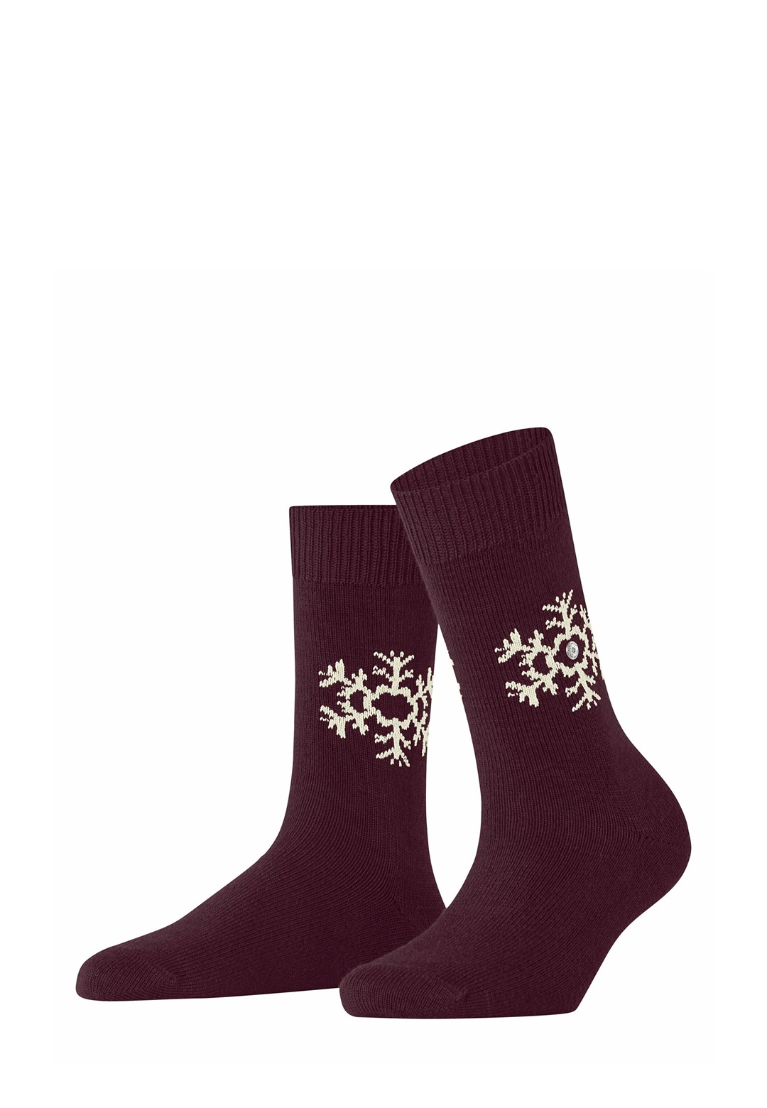 Burlington SNOWSTAR - Socken - claret/rot