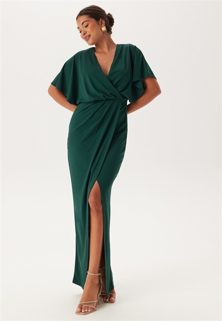 Bubbleroom WRAP - Ballkleid - dark green/dunkelgrün
