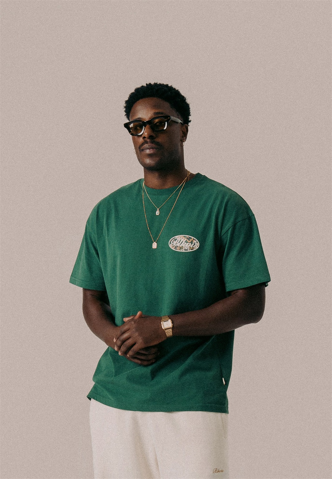 BLKVIS UNISEX - T-Shirt print - hunter green/dunkelgrün