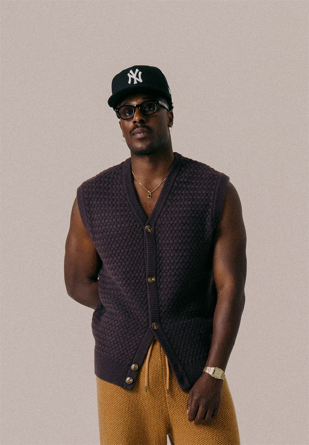 BLKVIS UNISEX - Strickpullover - raisin/bordeaux