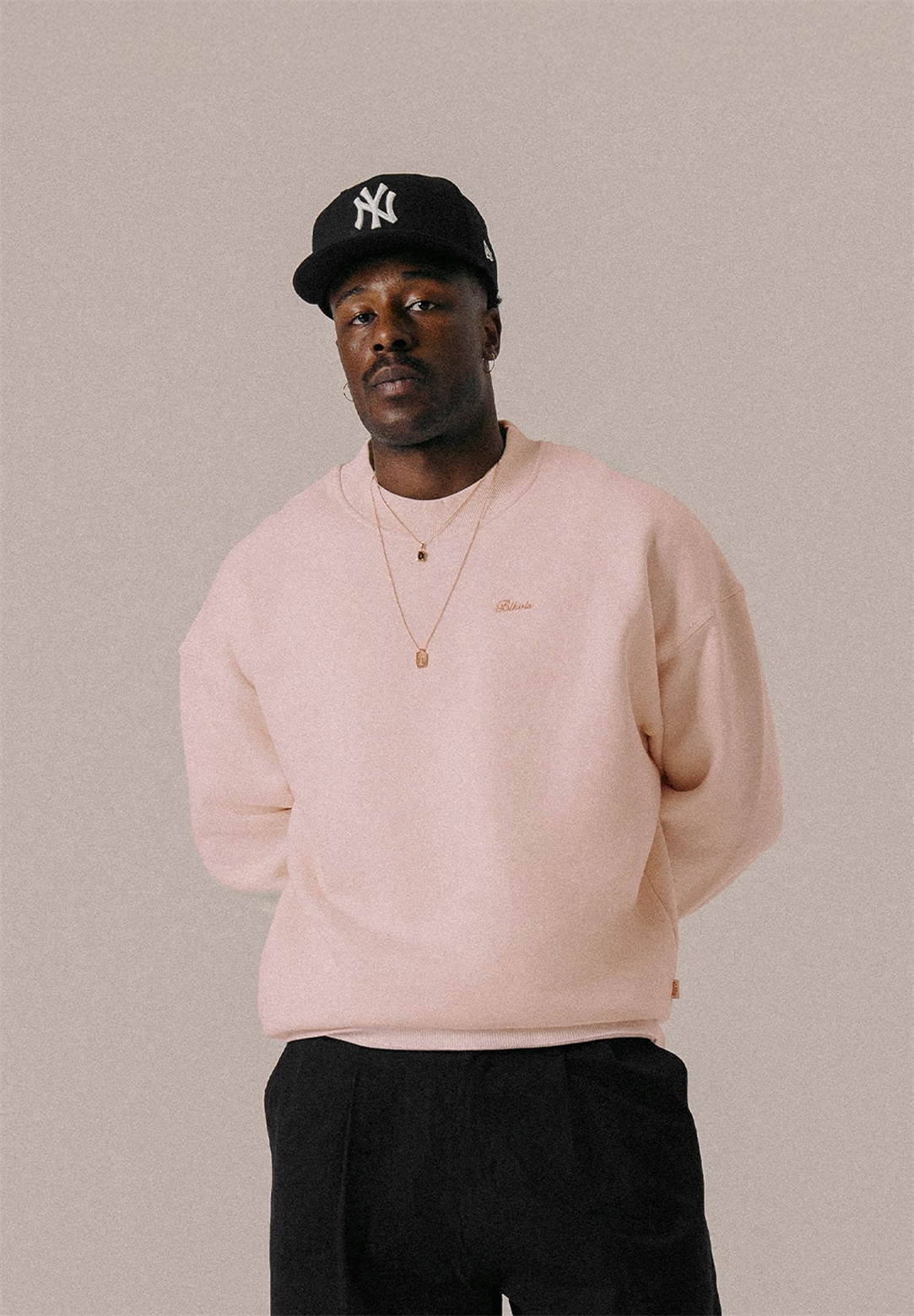 BLKVIS SCRIPT UNISEX - Sweatshirt - sepia rose/rosa