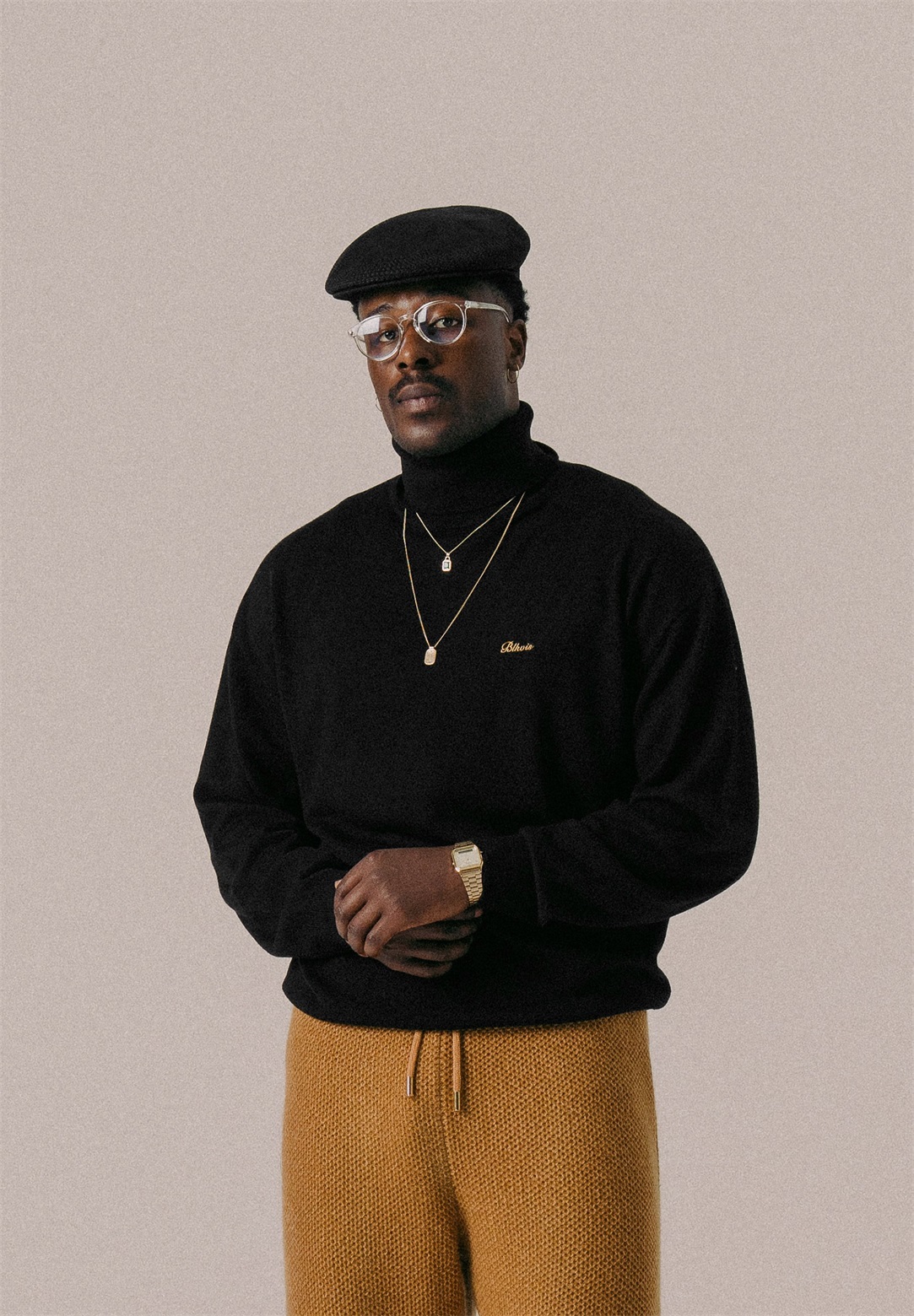 BLKVIS SCRIPT SWEATER UNISEX - Sweatshirt - black/schwarz