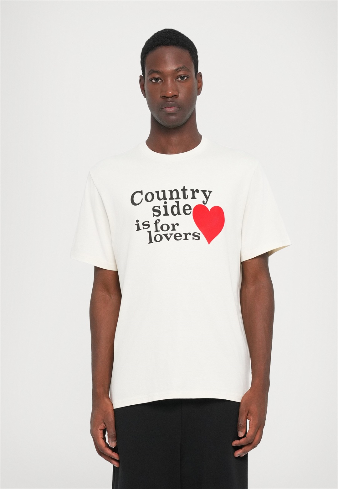 BLUEMARBLE COUNTRYSIDE IS FOR LOVERS - T-Shirt print - ecru/offwhite