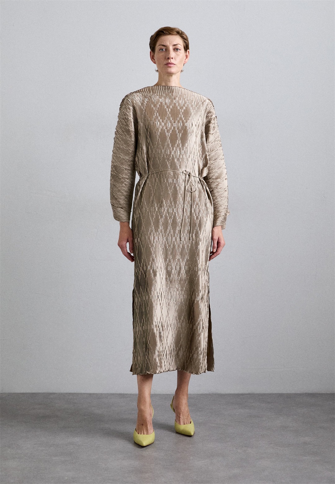 By Malene Birger TRALAIDO - Cocktailkleid/festliches Kleid - cobblestone/taupe