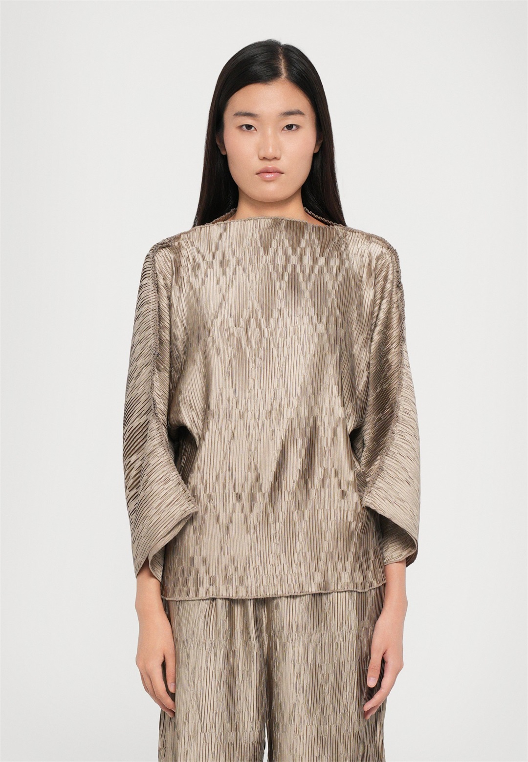 By Malene Birger TRALLUMAN - Bluse - cobblestone/taupe