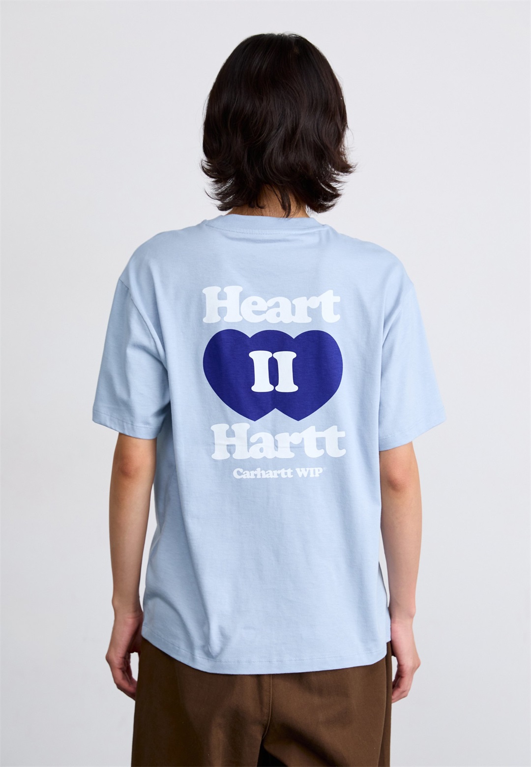 Carhartt WIP HEART - T-Shirt print - blue fog/blau