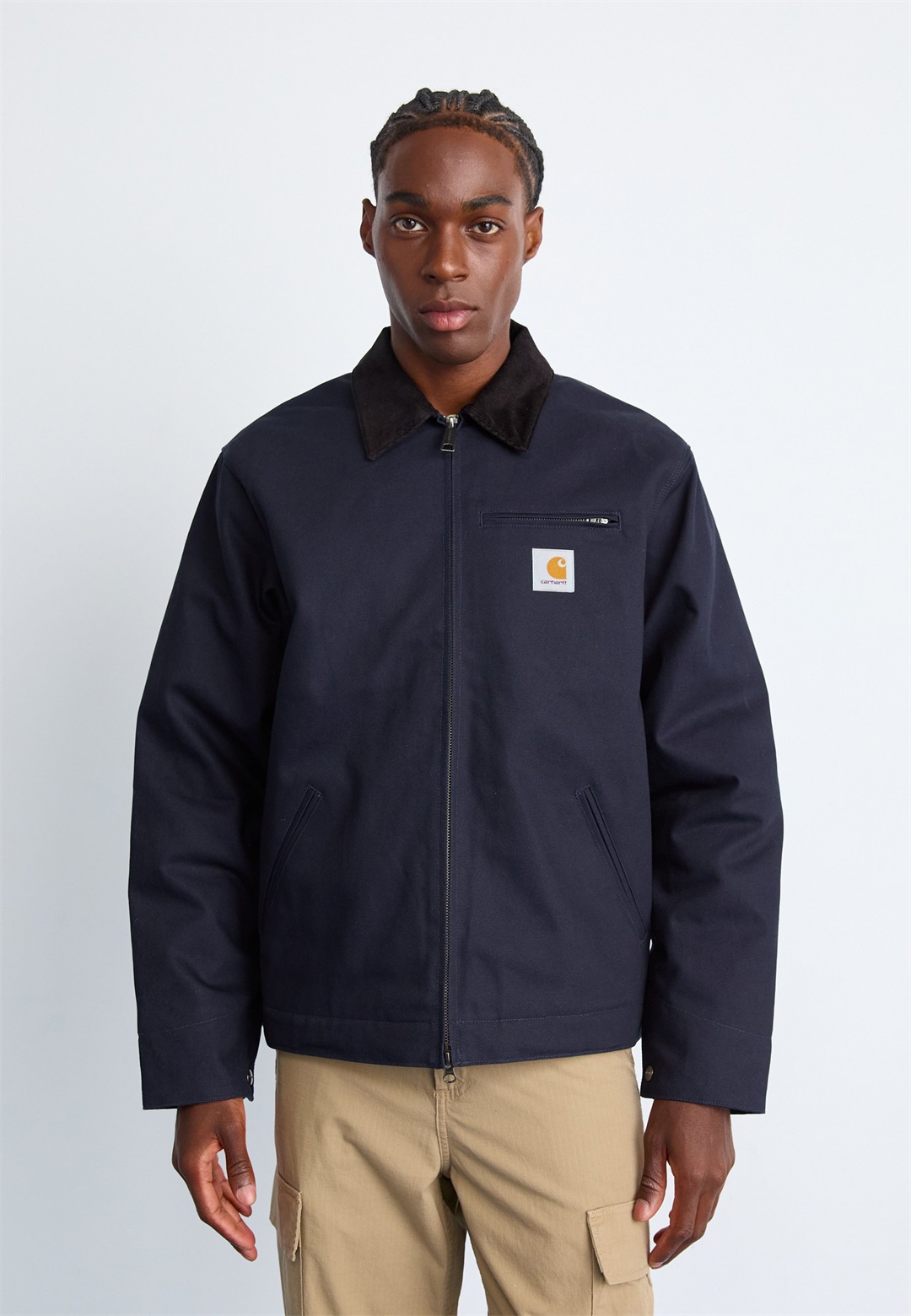 Carhartt WIP DETROIT JACKET - Übergangsjacke - dark navy/black/dunkelblau