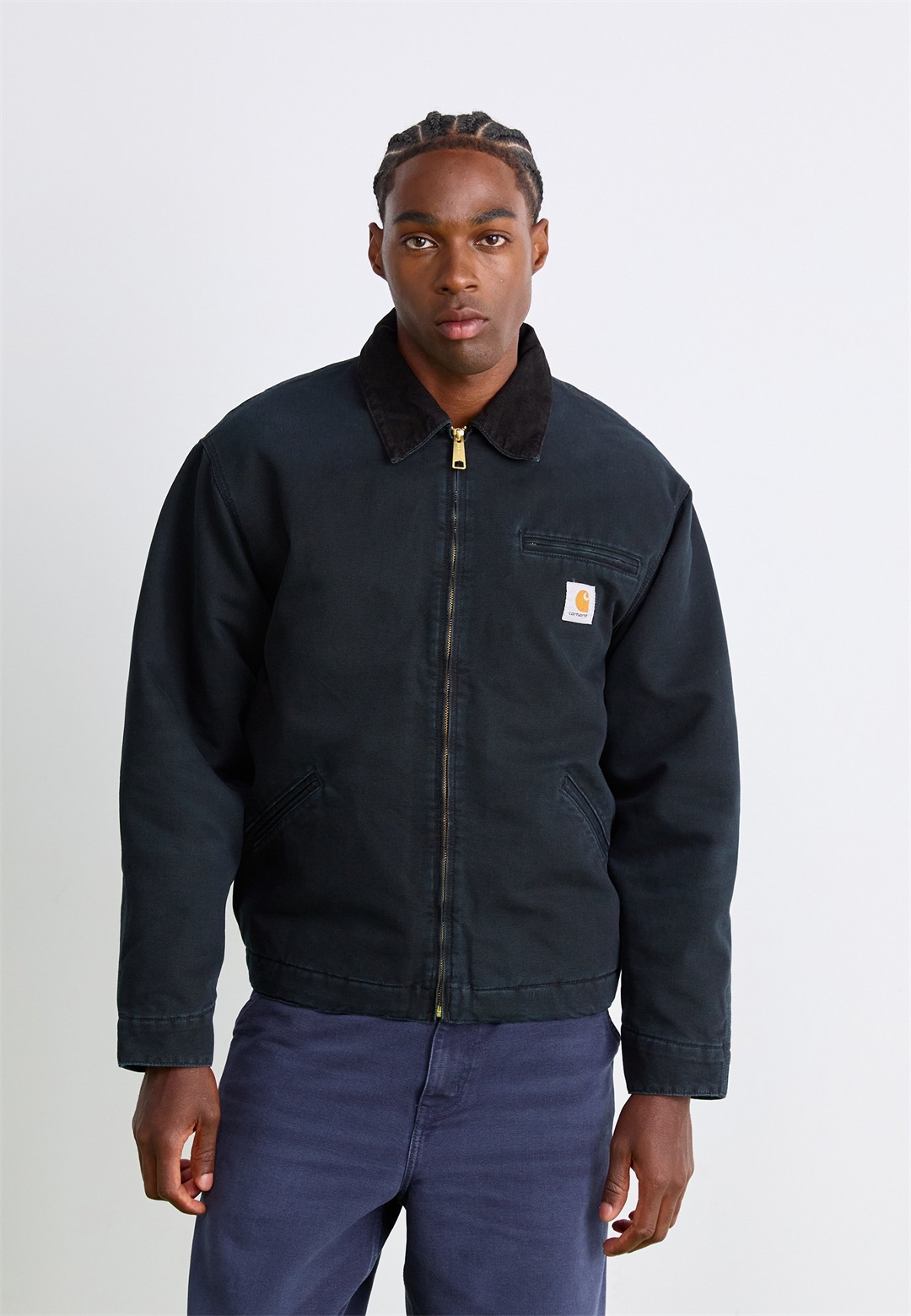 Carhartt WIP DETROIT JACKET - Übergangsjacke - black/schwarz