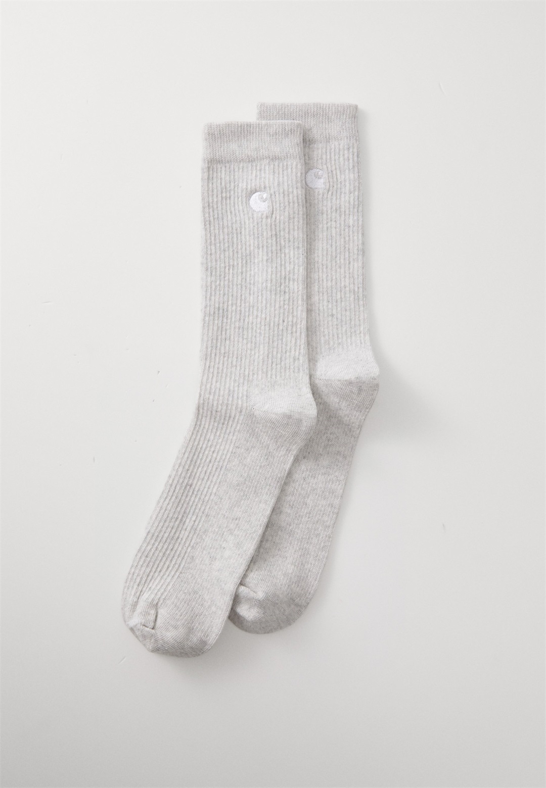 Carhartt WIP MADISON SOCKS UNISEX 2 PACK - Socken - ash heather/white/grau