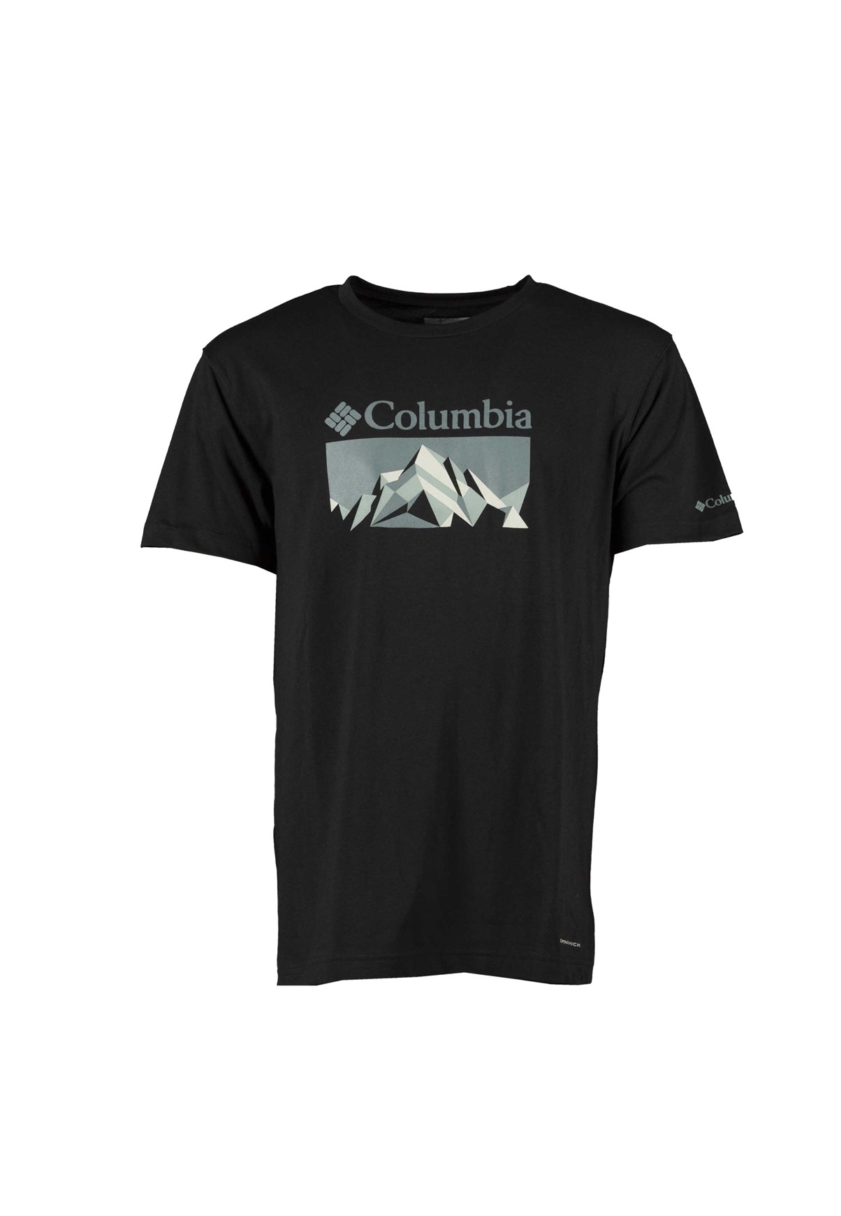 Columbia THISTLETOWN HILLS GRAPHIC SHORT SLEEVE - T-Shirt print - black, fractal/schwarz