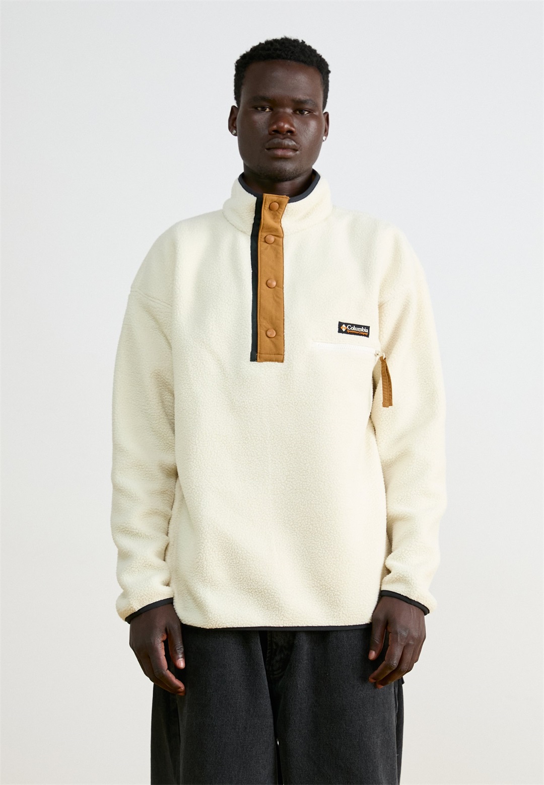 Columbia HELVETIA HALF SNAP - Fleecepullover - chalk/offwhite