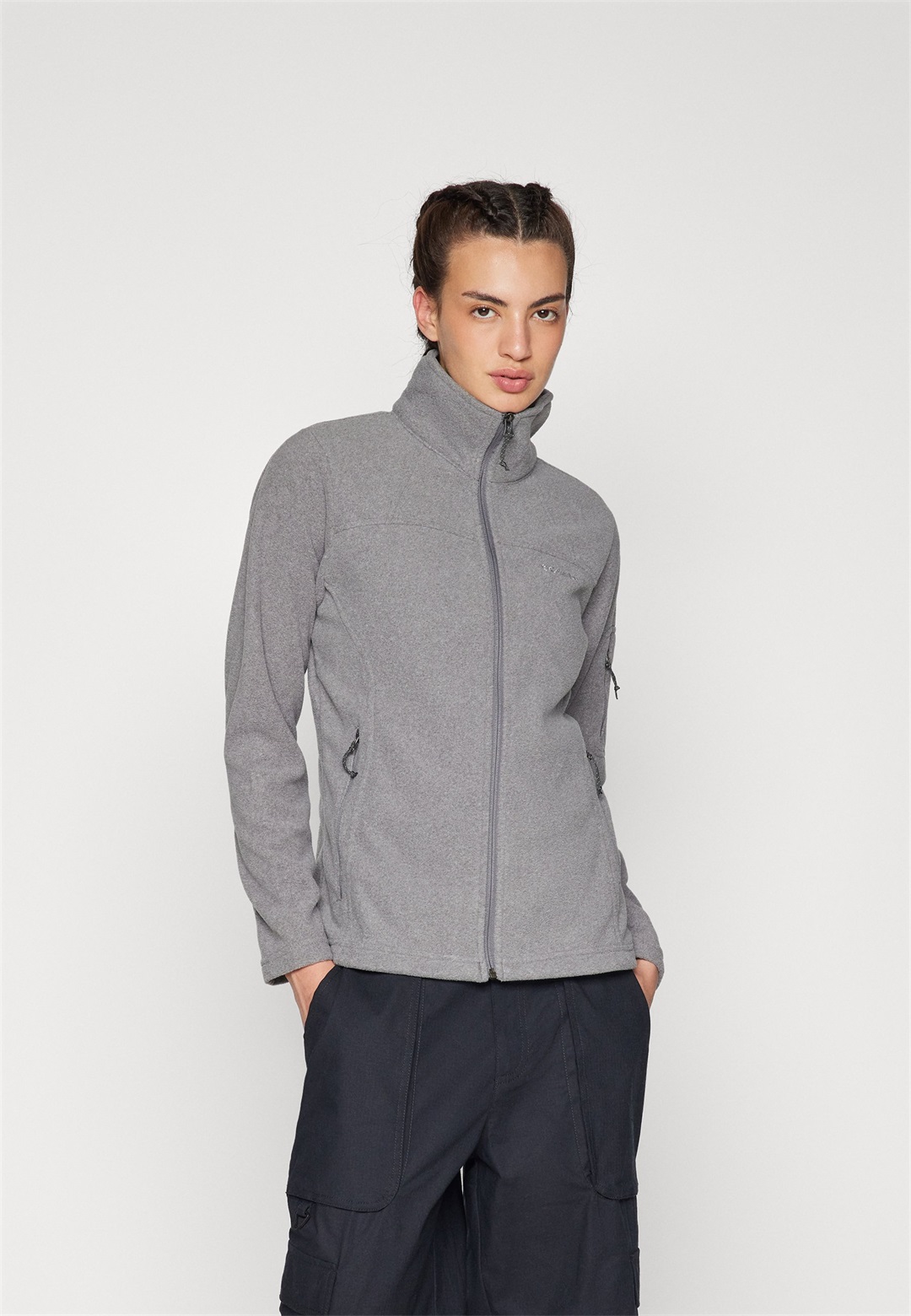 Columbia FAST TREK - Fleecejacke - city grey heather/grau