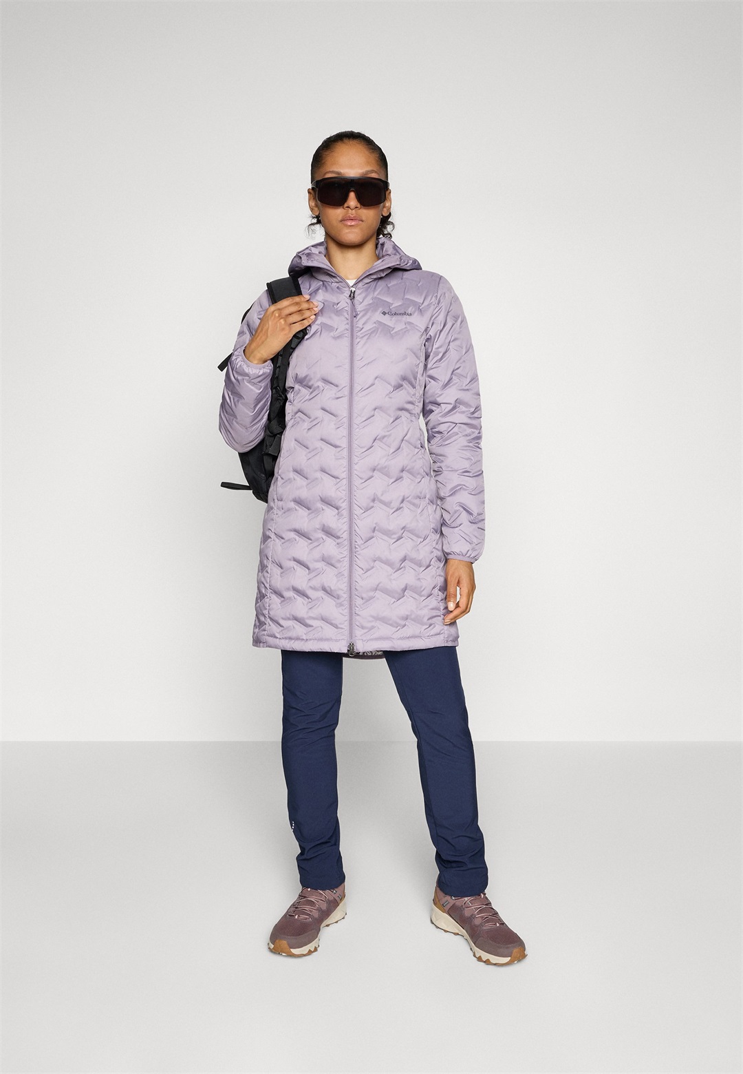 Columbia DELTA RIDGE™ LONG JACKET - Daunenjacke - shale purple/flieder