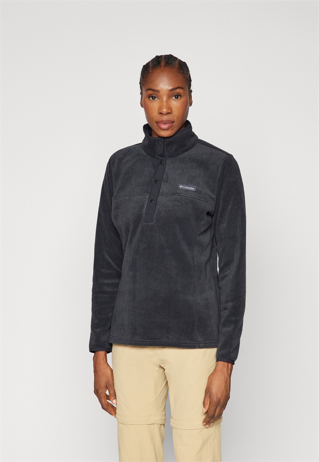 Columbia BENTON SPRINGS™ 1/2 SNAP - Fleecepullover - black/schwarz