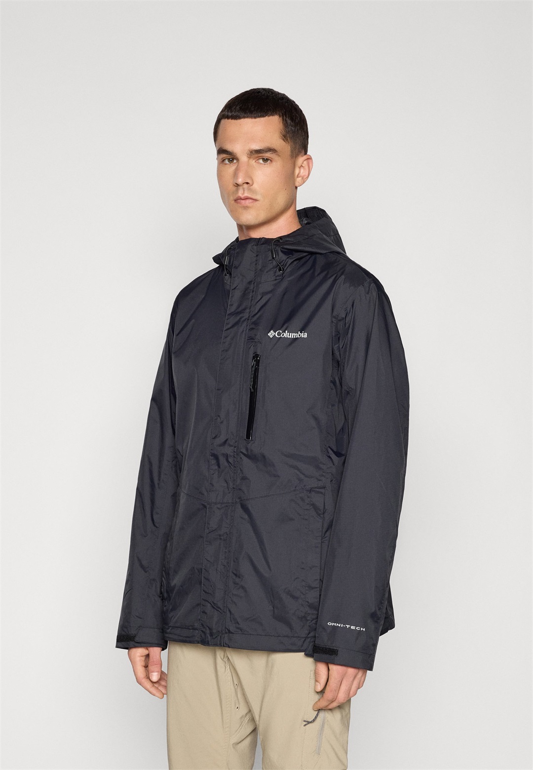 Columbia POURING ADVENTURE JACKET - Hardshelljacke - black/schwarz