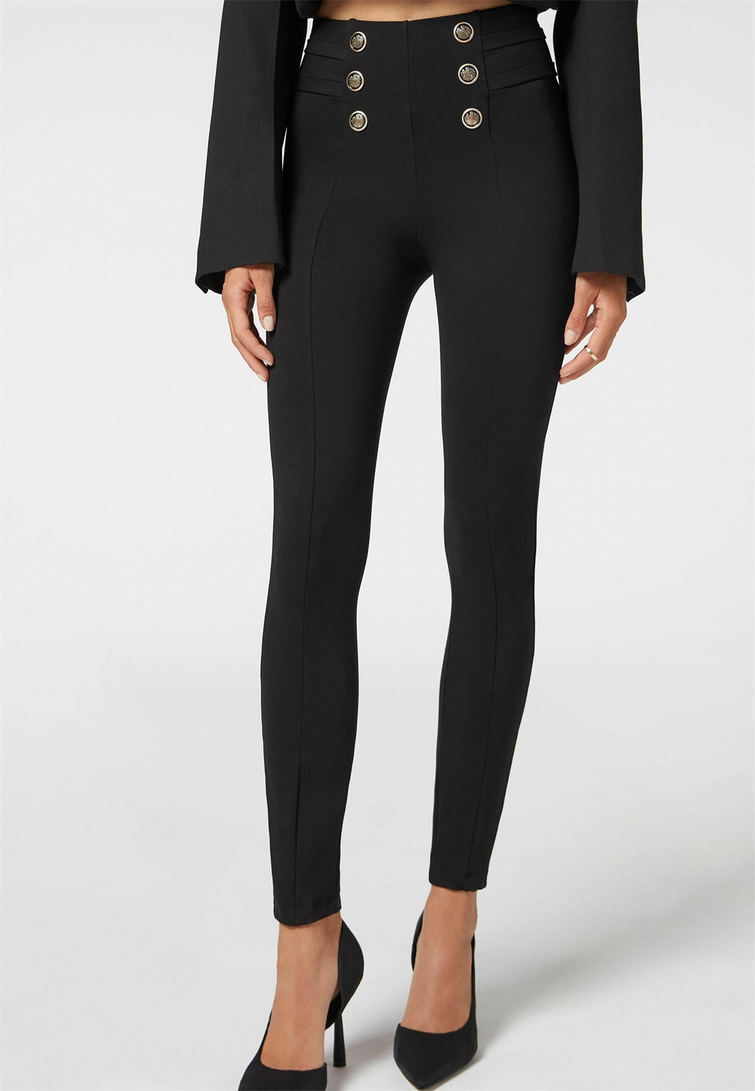 Calzedonia Leggings - Hosen - schwarz black/schwarz