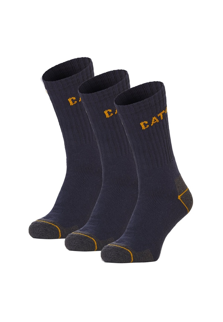 Caterpillar 3 PACK - Socken - navy blue/blau