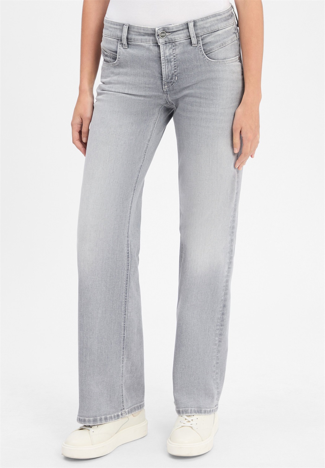 Cambio TESS - Jeans Straight Leg - hellgrau