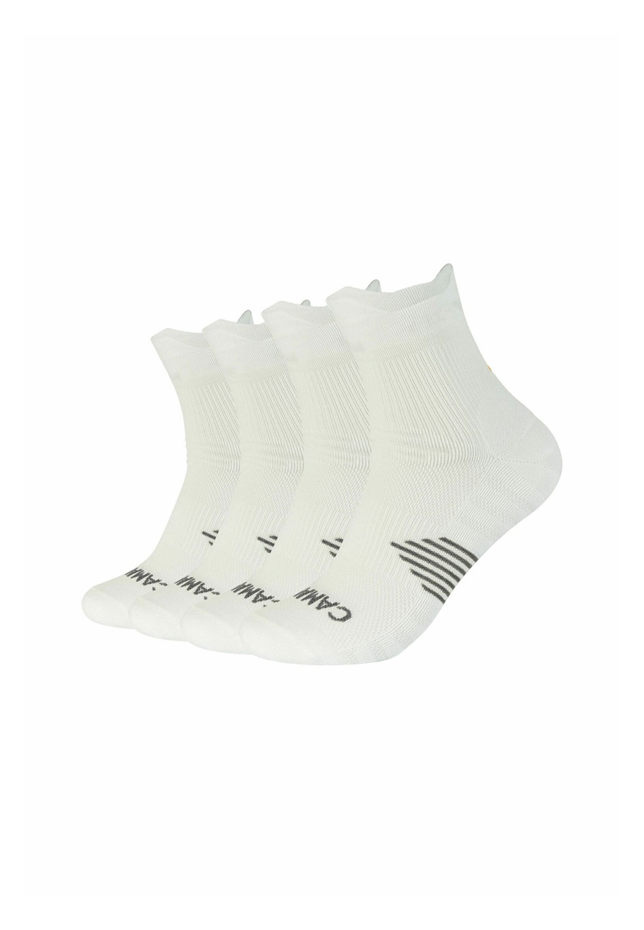 camano 4ER PACK - Sportsocken - white/weiß