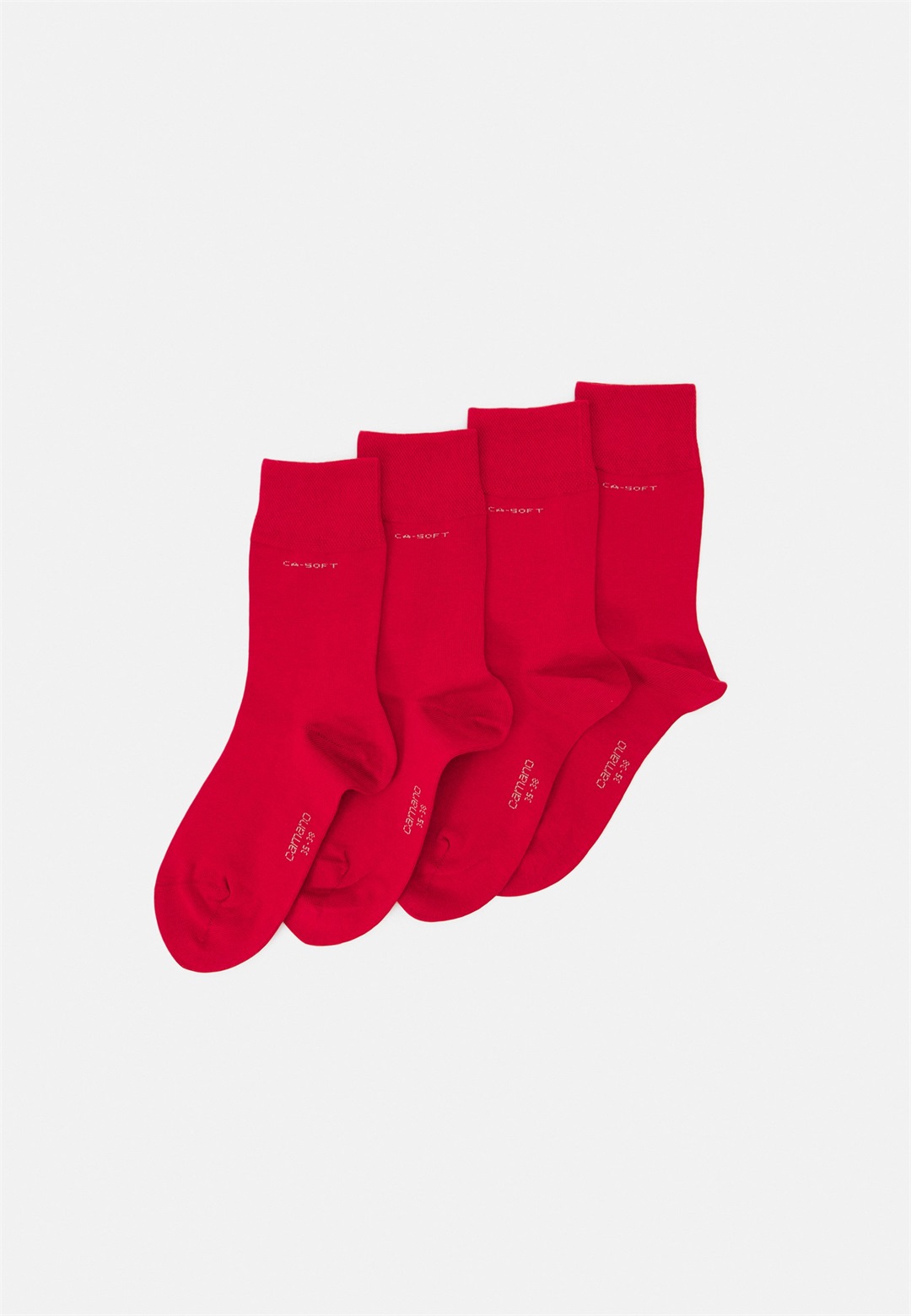camano ONLINE UNISEX 4 PACK - Socken - true red/rot