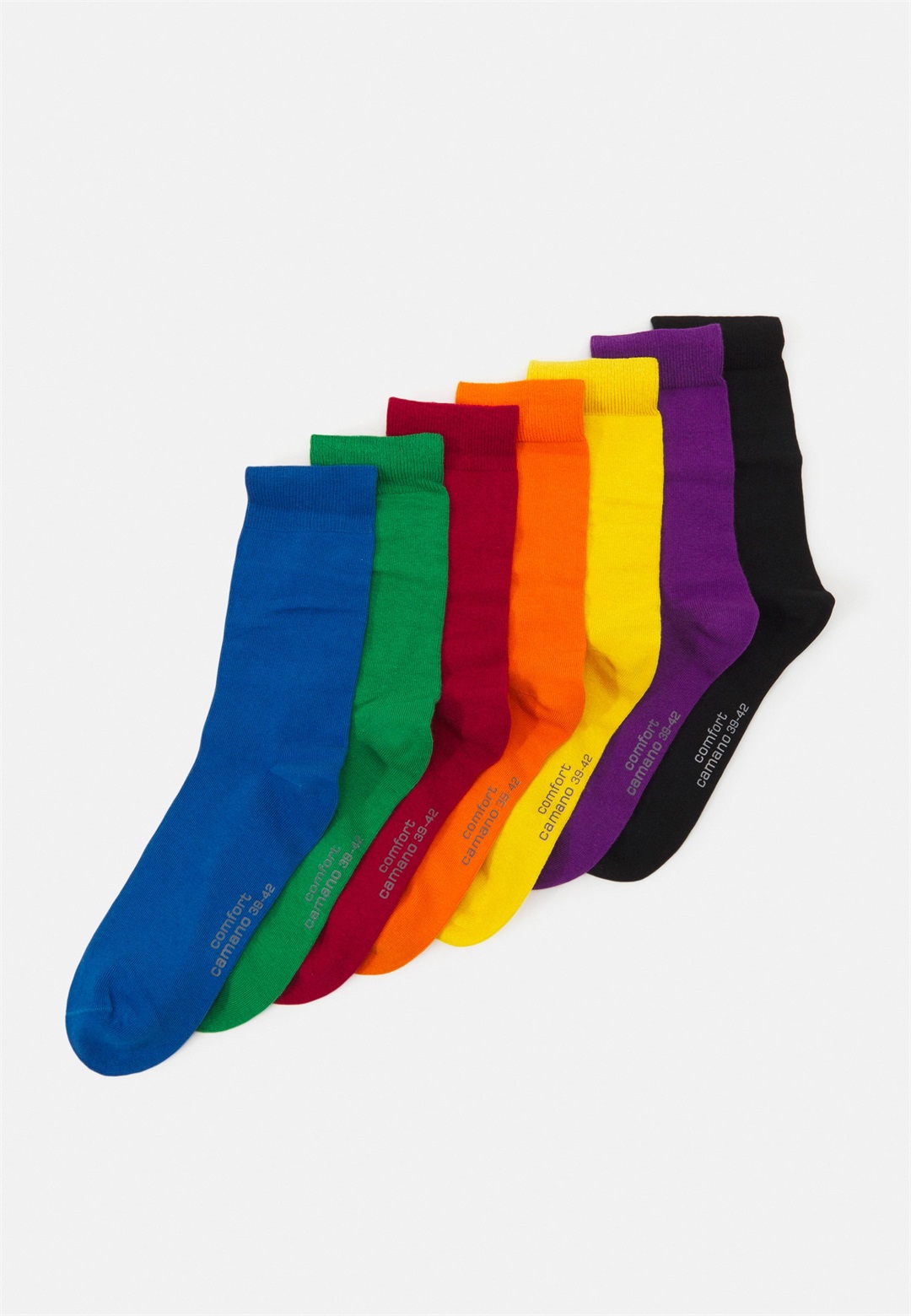 camano COMFORT IN BOX 7 PACK - Socken - rainbow/mehrfarbig