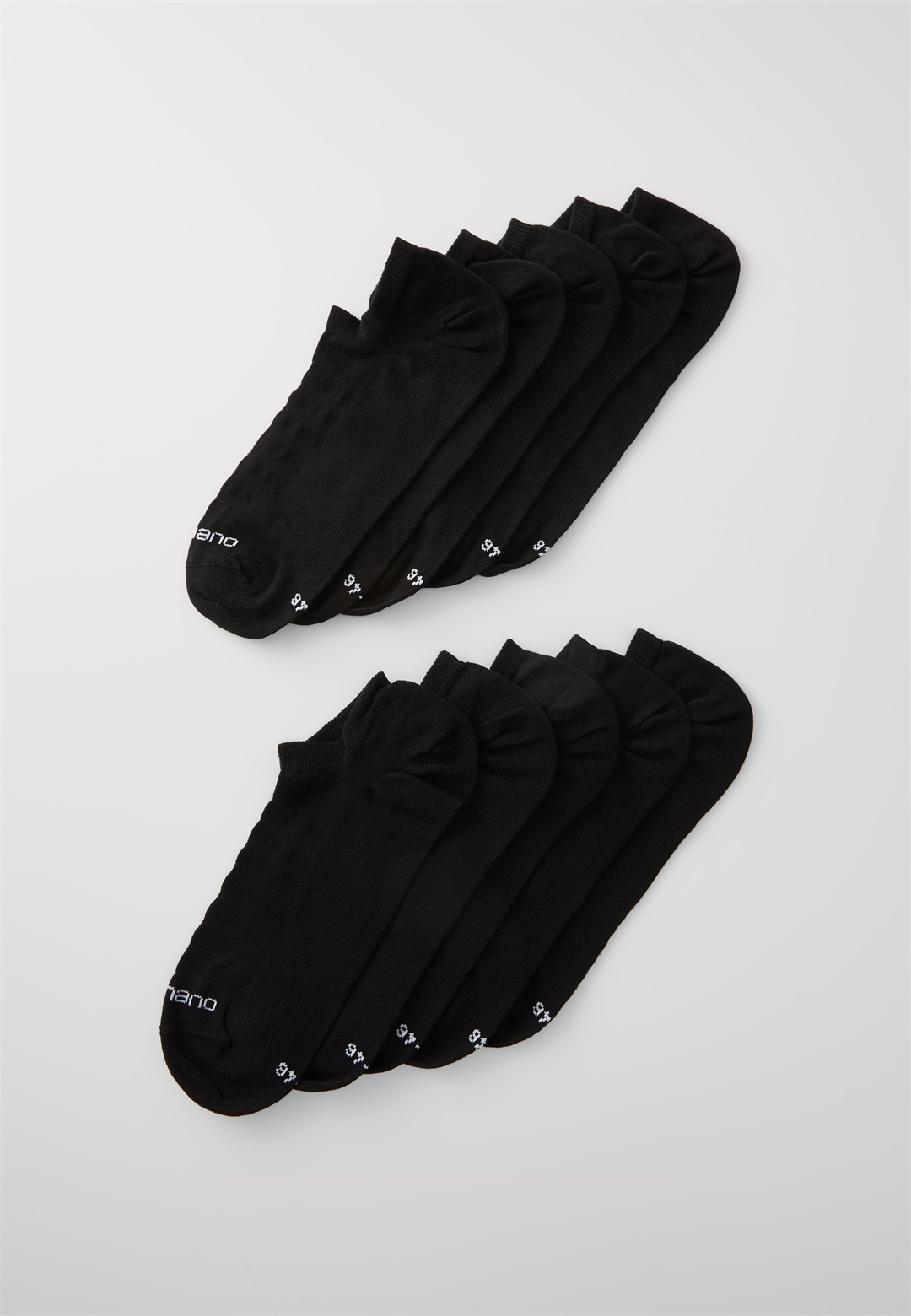 camano VENTILATION NO SHOW UNISEX 10 PACK - Socken - black/schwarz