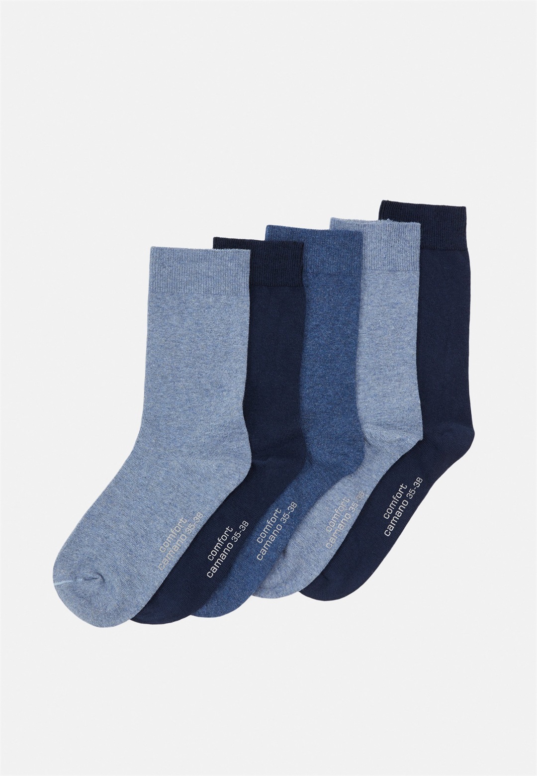 camano ONLINE UNISEX 9 PACK - Socken - denim melange/blue denim