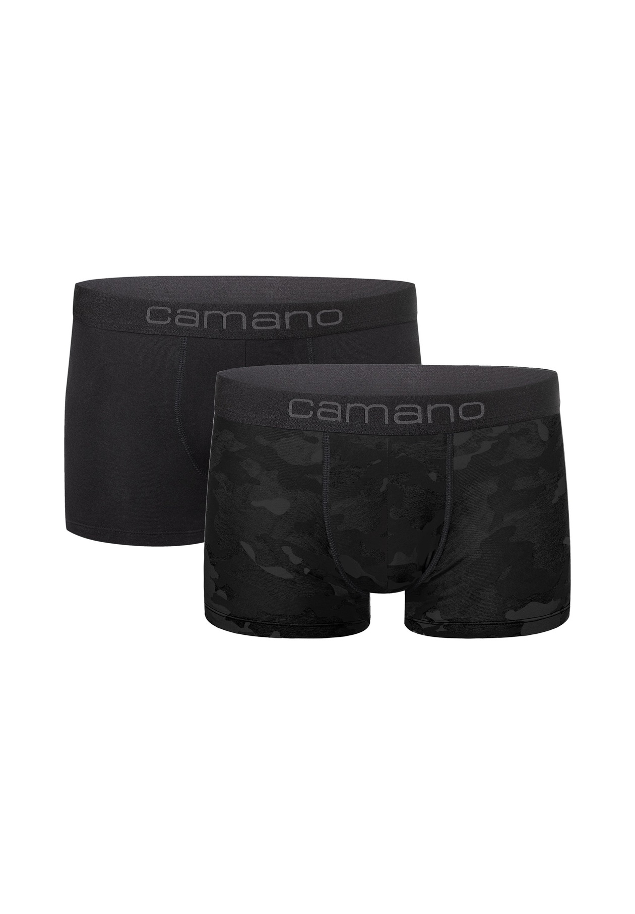 camano 2 PACK - Boxer Briefs - dark grey mix/schwarz