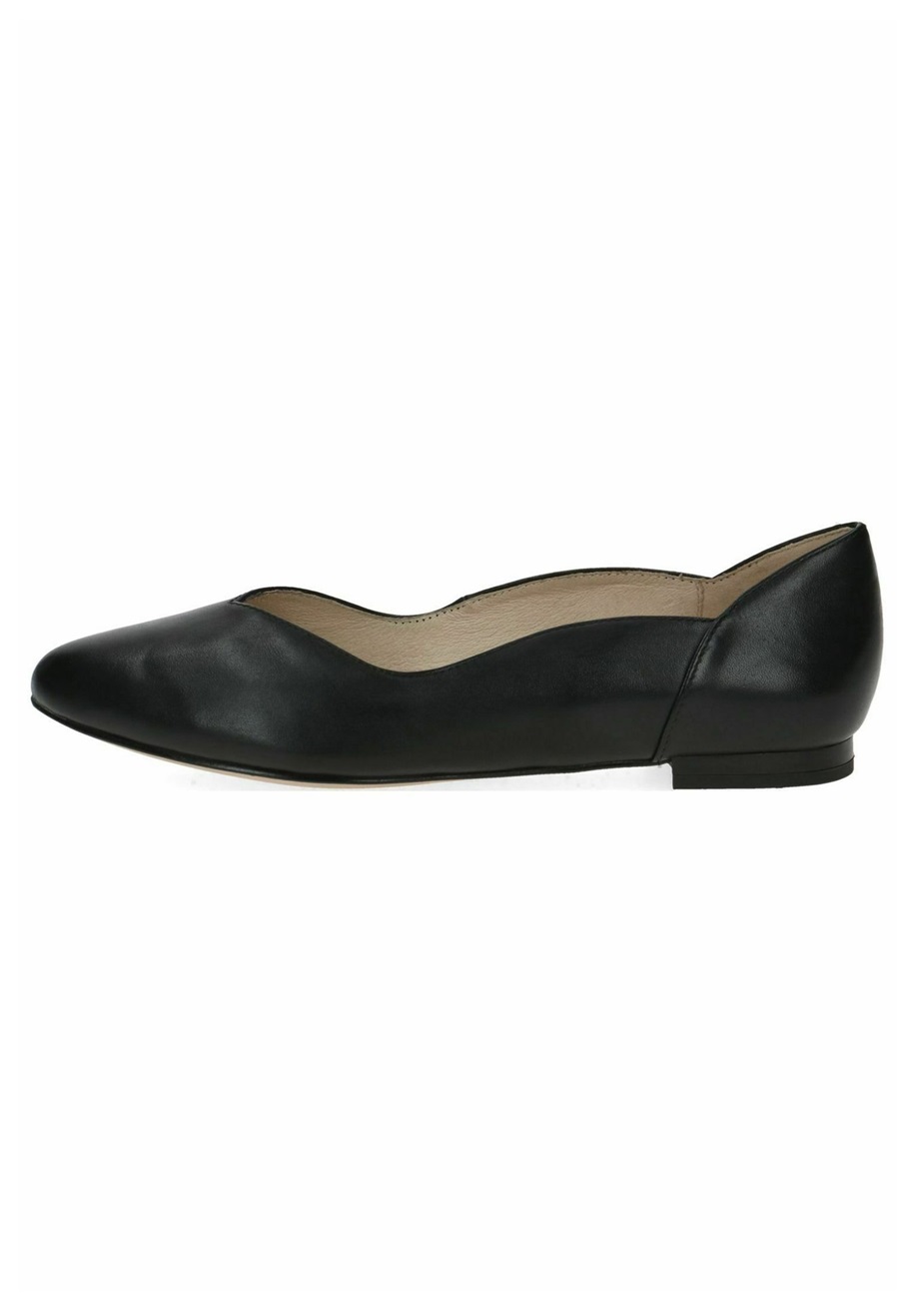 Caprice Klassischer Ballerina - black nappa/schwarz