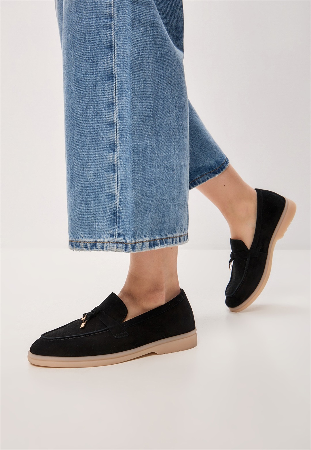 Cesare Gaspari Slipper - black/schwarz