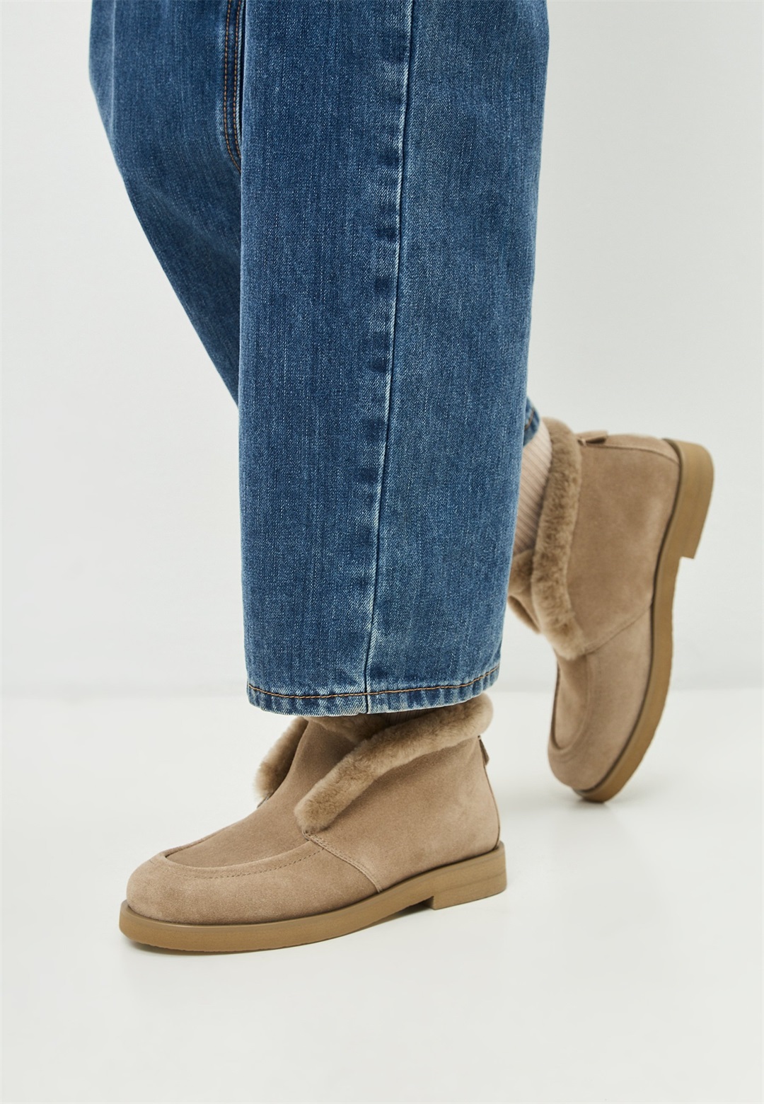 Cesare Gaspari Snowboot/Winterstiefel - beige