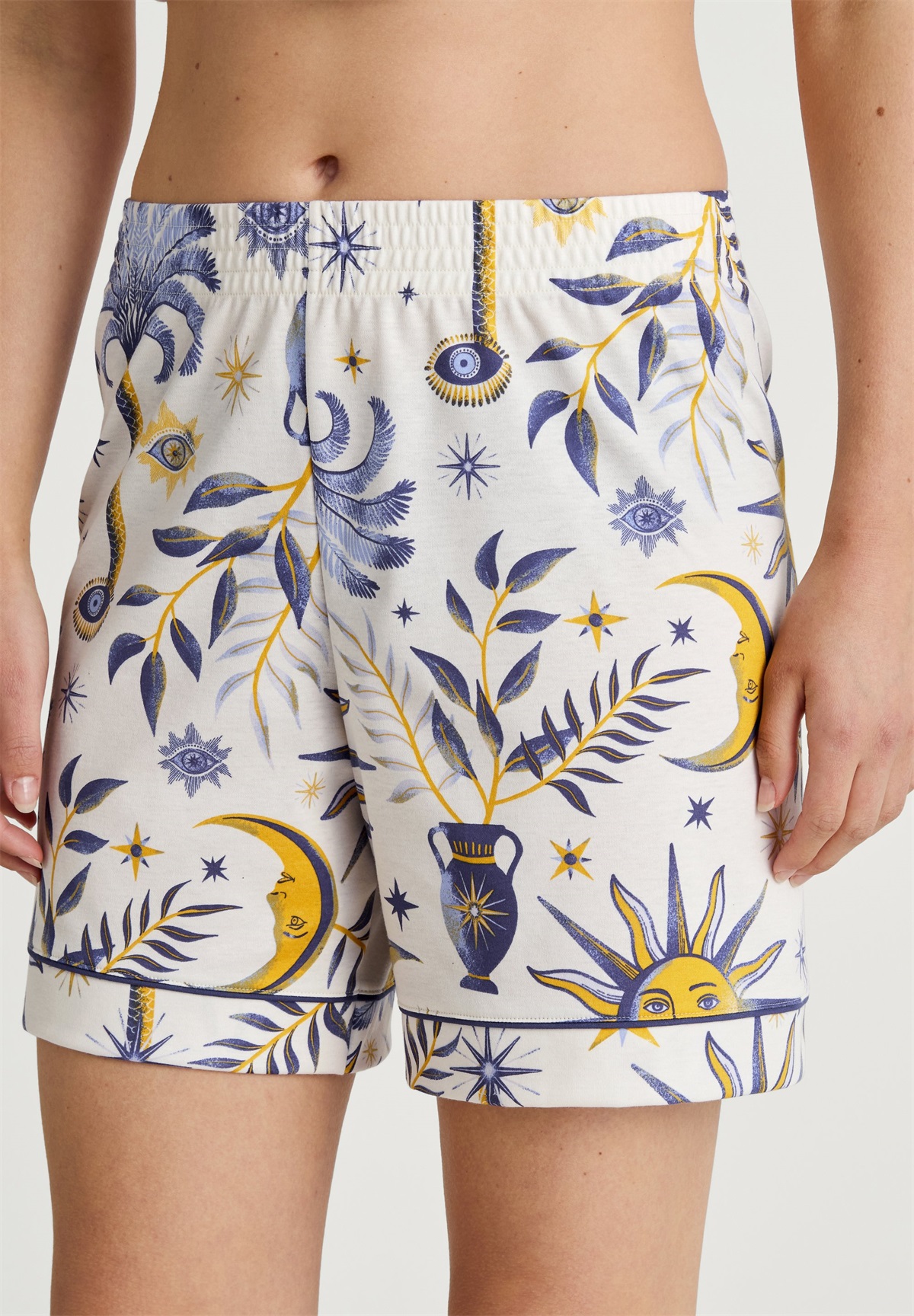 Calida FAVOURITES MAGIC - Nachtwäsche Hose - charm cream/offwhite