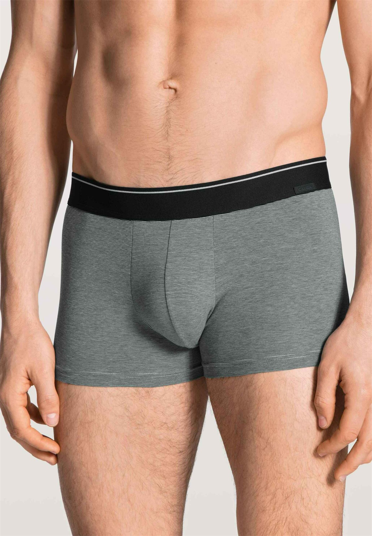 Calida Cotton Stretch - Boxer Briefs - fog/dunkelgrau
