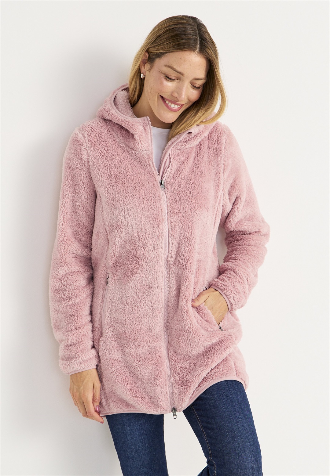 Cellbes of Sweden FUZZY - Fleecejacke - old rose/rosa