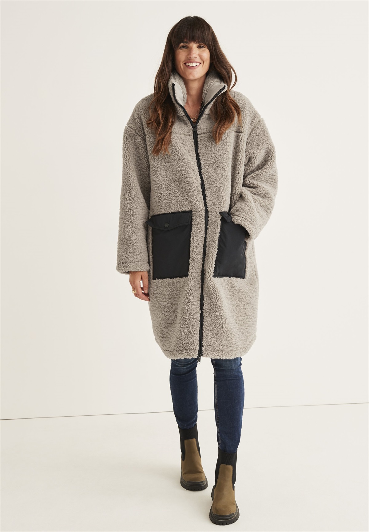 Cellbes of Sweden THERESIA PILE - Kurzmantel - beige