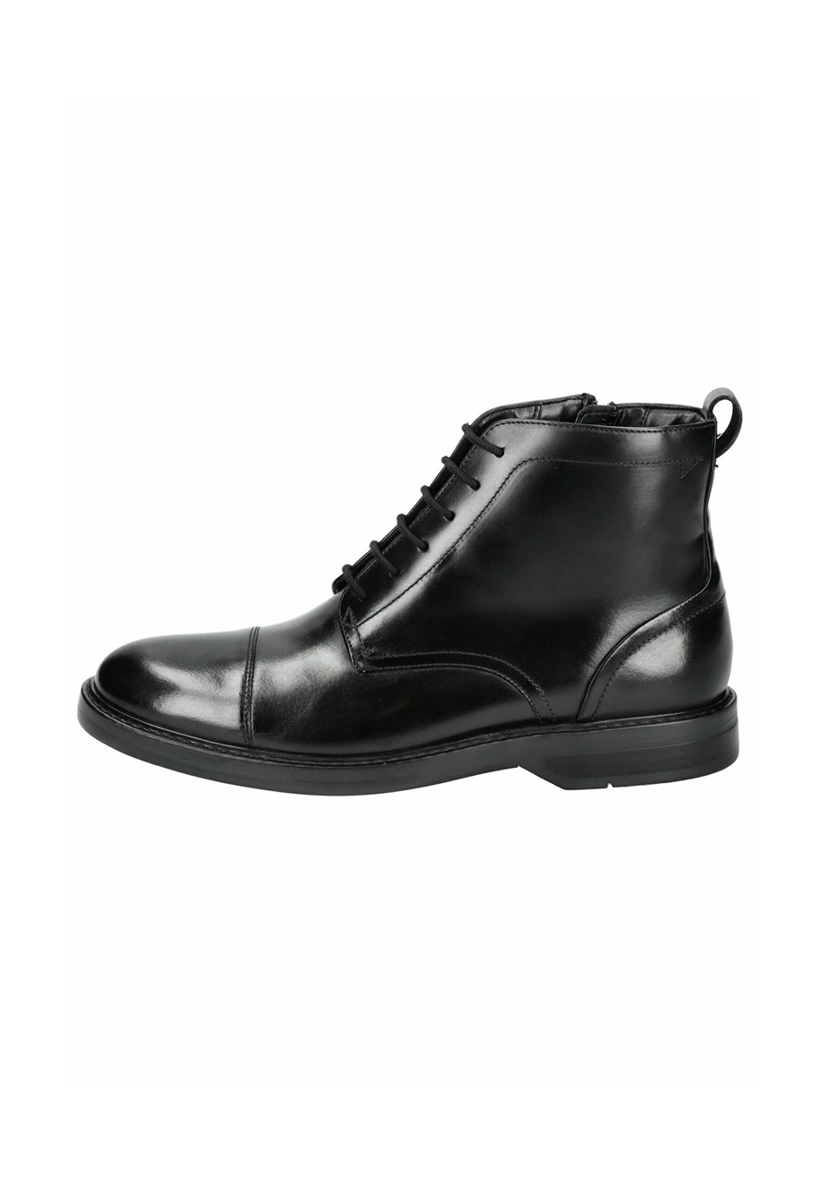 Clarks Schnürstiefelette - black leather/schwarz