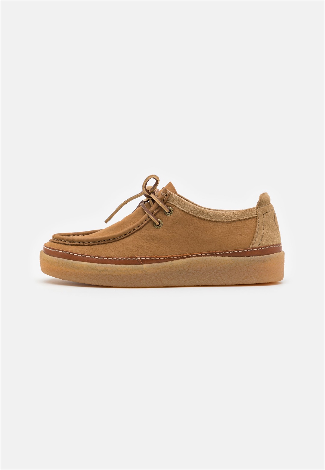 Clarks CLARKWOOD - Sportlicher Schnürer - dark sand/sand