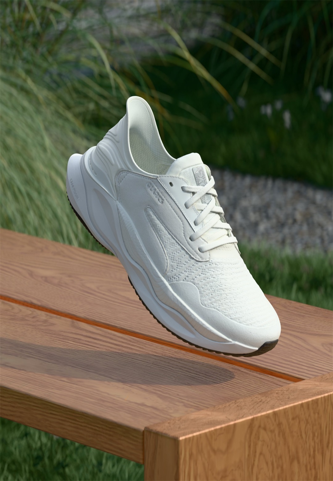 Clarks PACE - Sneaker low - white/weiß
