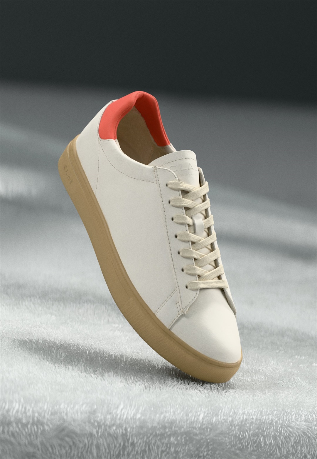 Clae BRADLEY UNISEX - Sneaker low - offwhite/camellia/light natural/weiß