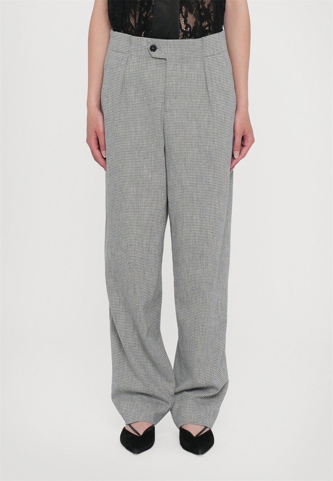 CLOSED MAWSON - Stoffhose - mud grey/grau-meliert