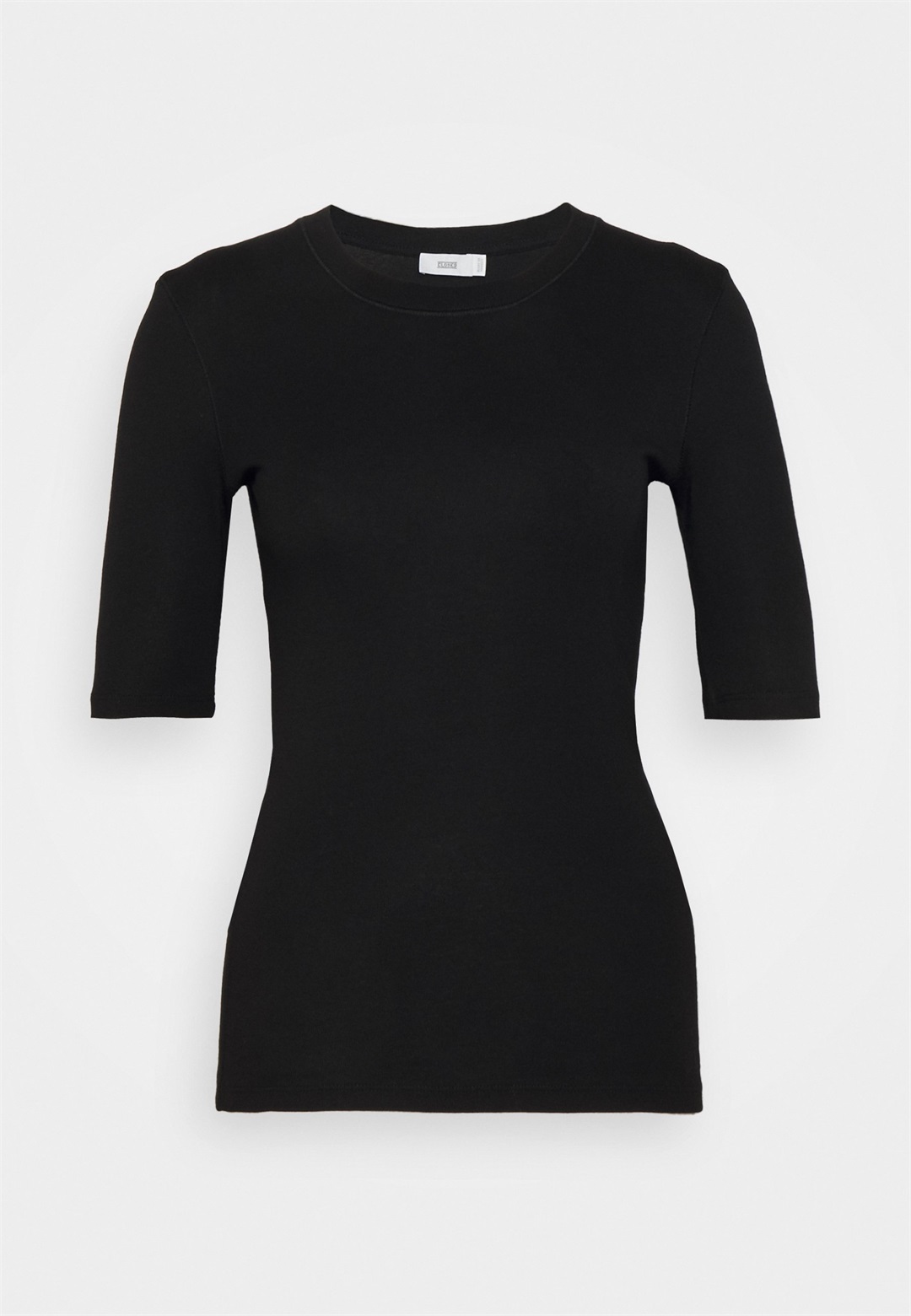 CLOSED CREW NECK SHORT SLEEVE - T-Shirt basic - black/schwarz