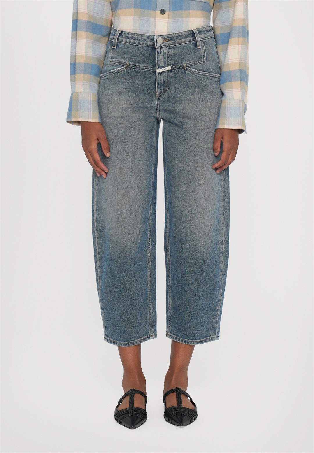 CLOSED STOVER X - Jeans Tapered Fit - mid blue/blau