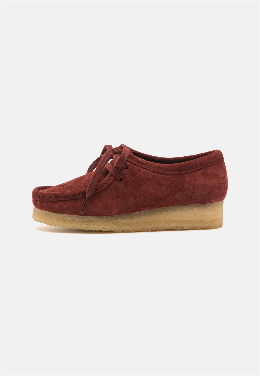 Clarks Originals WALLABEE - Sportlicher Schnürer - deep red/dunkelrot