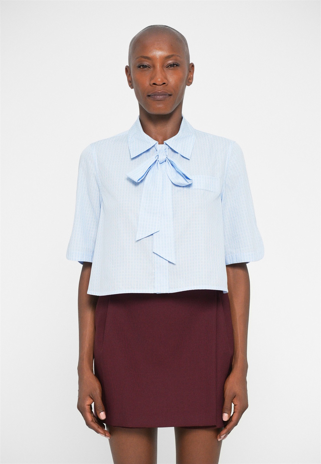 Claudie Pierlot CASSIOPEE - Hemd - light blue/hellblau