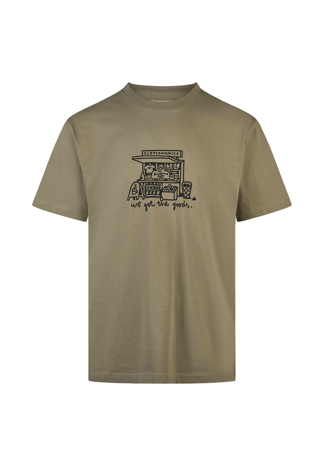 Cleptomanicx CLASSIC GOT THE GOODS - T-Shirt print - bungee cord/braun