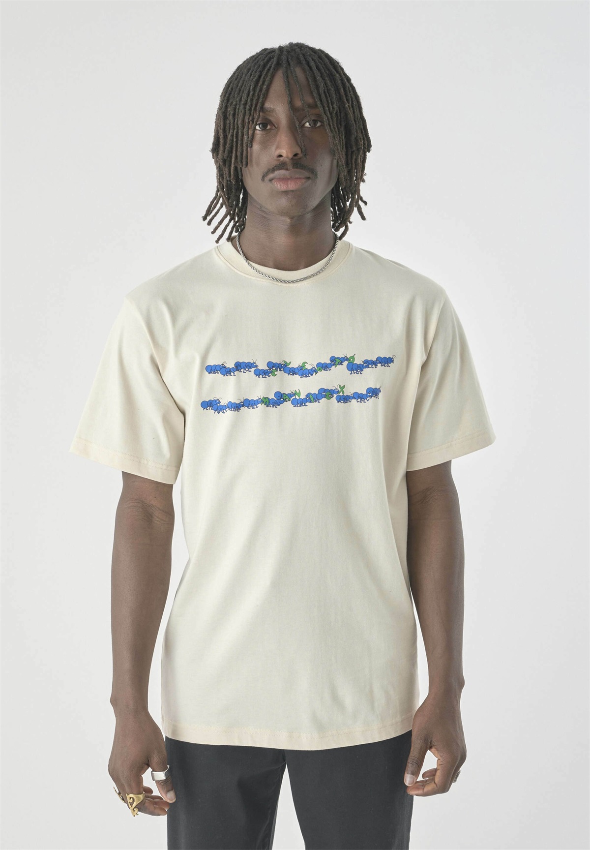 Cleptomanicx AMEISE - T-Shirt print - raw undyed/beige