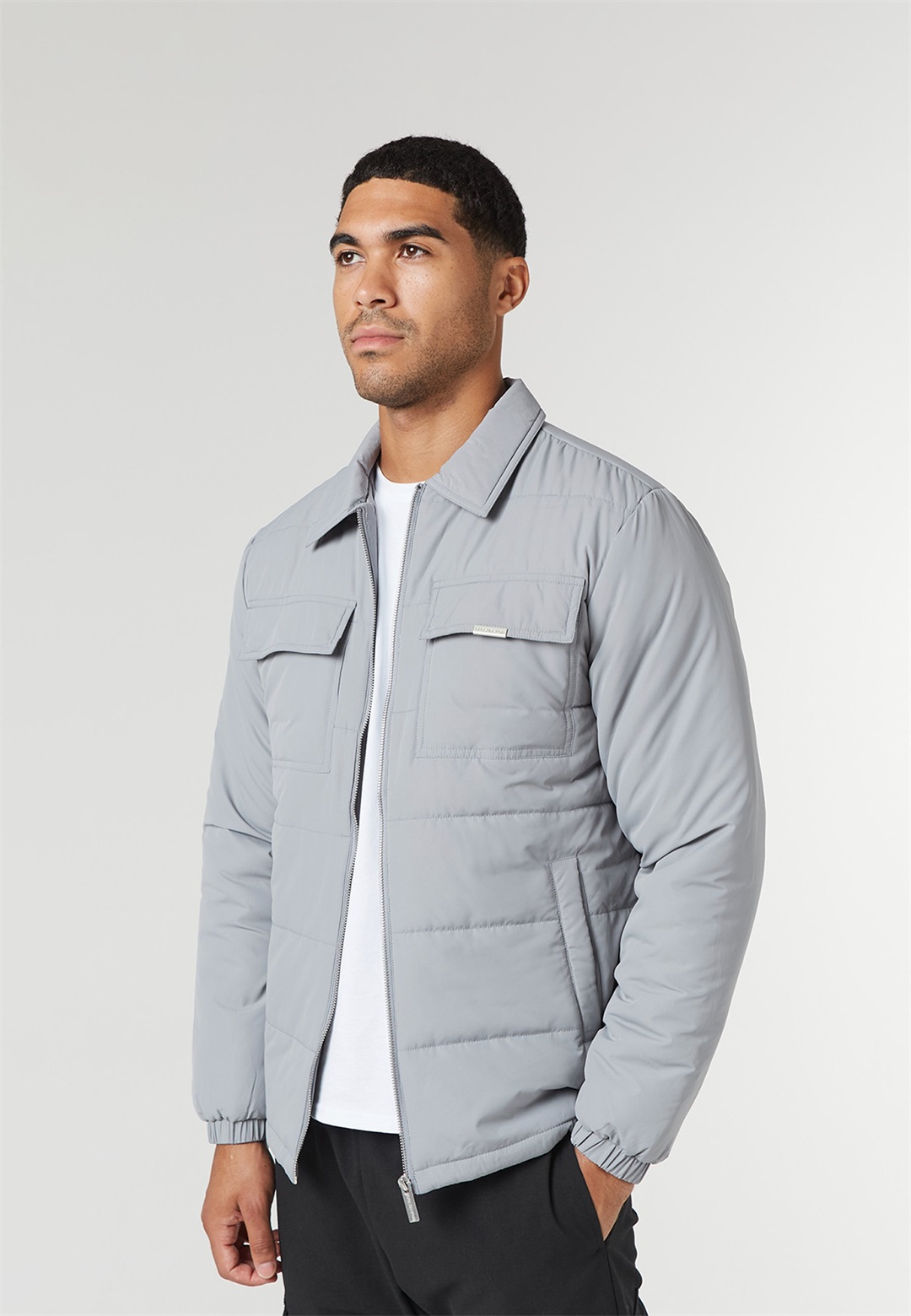 CLOSURE London OVERSHIRT JACKET - Übergangsjacke - mid grey/grau