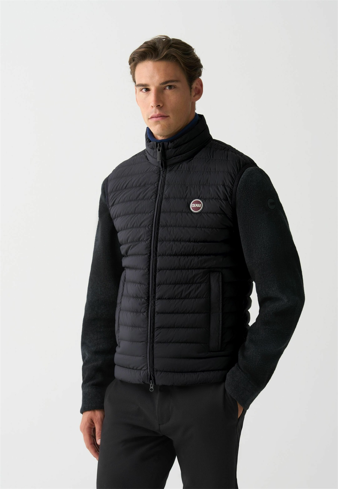 Colmar Originals LIGHT DOWN WITH DRAWSTRING - Weste - black/schwarz