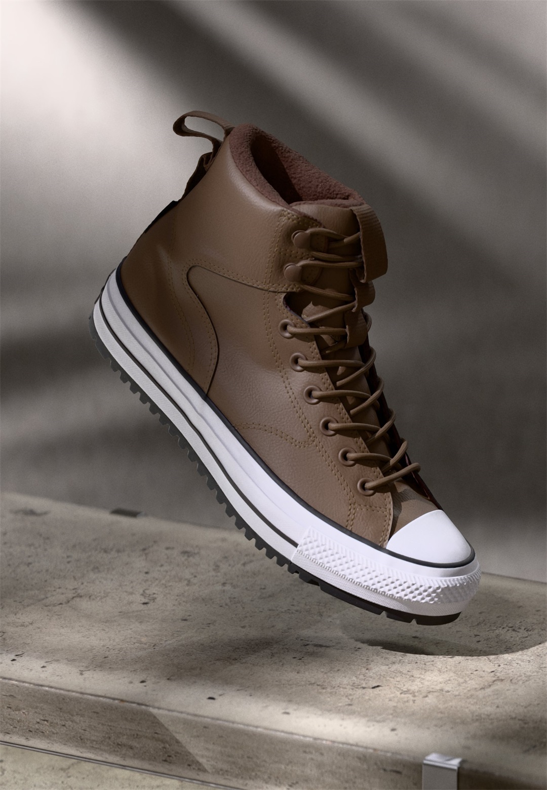 Converse CHUCK TAYLOR ALL STAR HIKER BOOT UNISEX - Sneaker high - grounded/totally fudged/white/braun